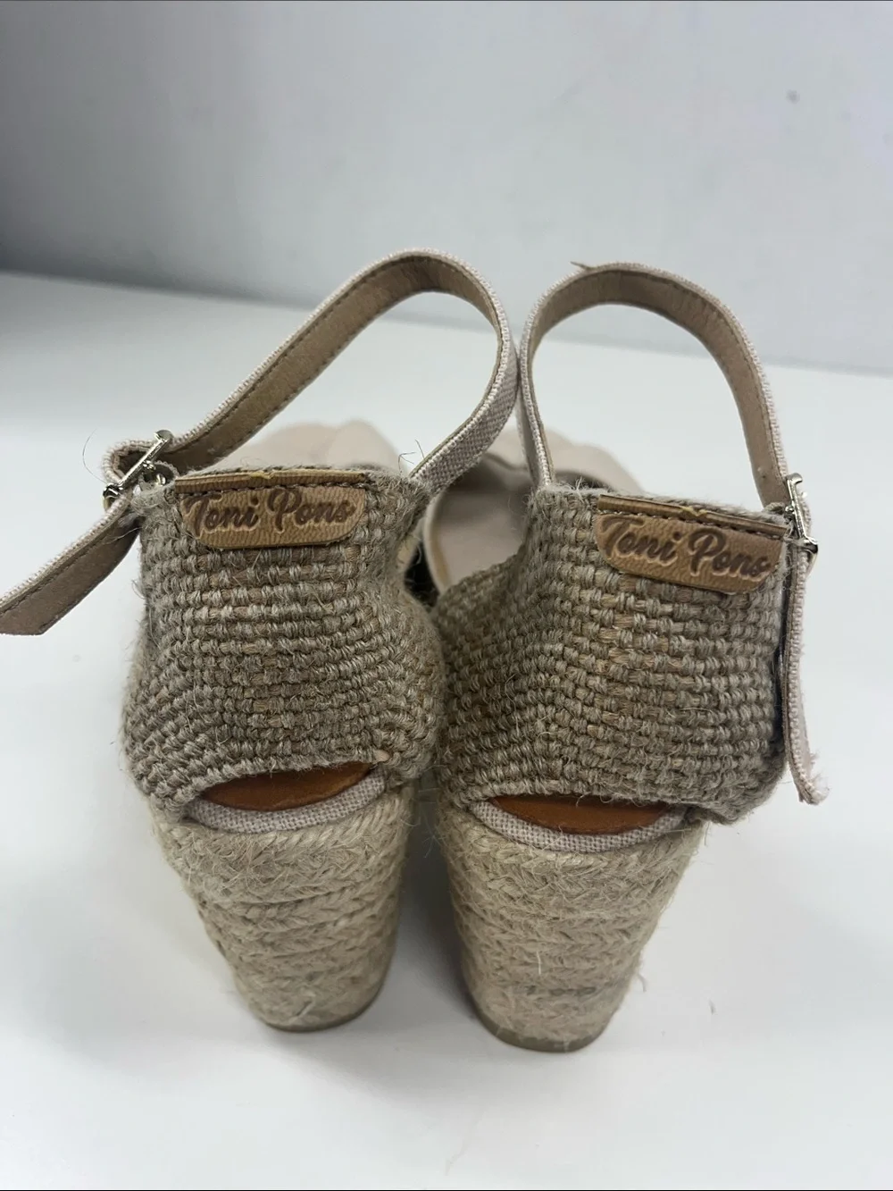 New Toni Pons Womens Lua Espadrilles in Beige Size 41